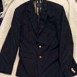 Nautica Navy Blazer with Gold Buttons